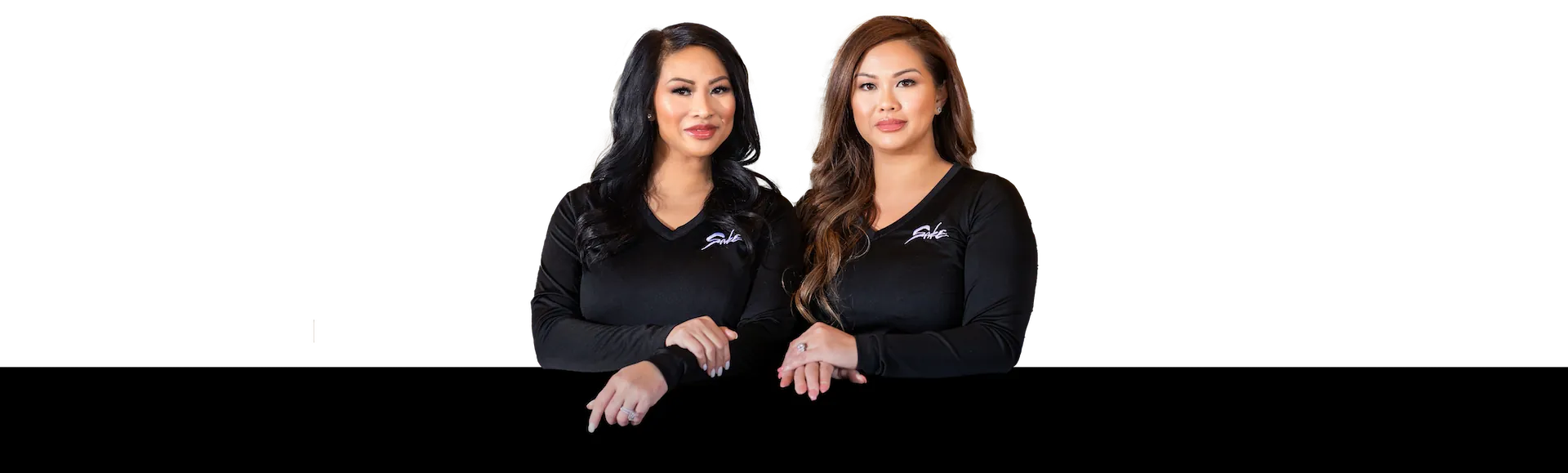 Linda and Lisa, owners of Sake Express